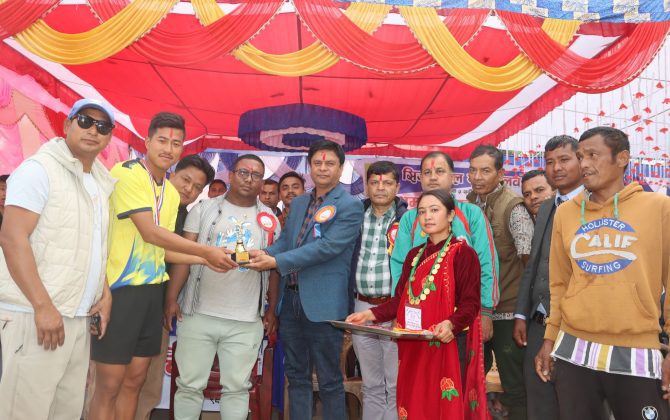 सर्दी कपको उपाधी भिडन्त मणिमुकुन्द र जीएम समाजका बीच हुने