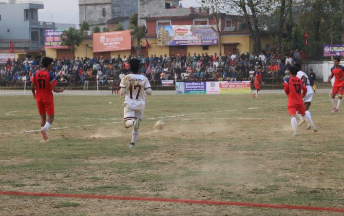 महाबीर क्लव काठमाण्डौं सैनामैना गोल्डकपको सेमीफाईनलमा प्रवेश