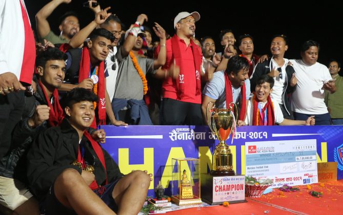 सुनगाभा सैनामैना गोल्डकपको उपाधि कपिलवस्तु ११ लाई