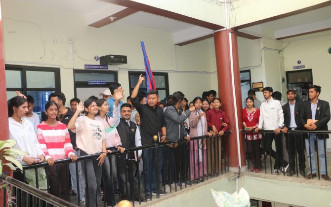 सहिद नारायण पोख्रेल रामापुर क्याम्पसमा तीन विद्यार्थी संगठन बीच स्पर्धा हुने