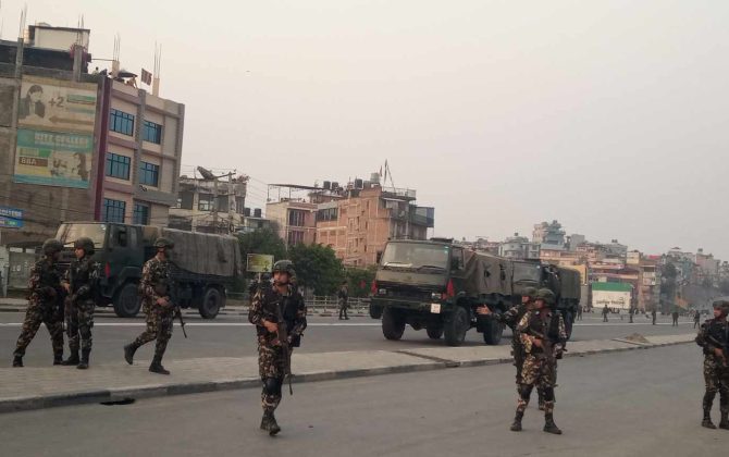 तीनकुने क्षेत्रको कर्फ्यु हट्यो