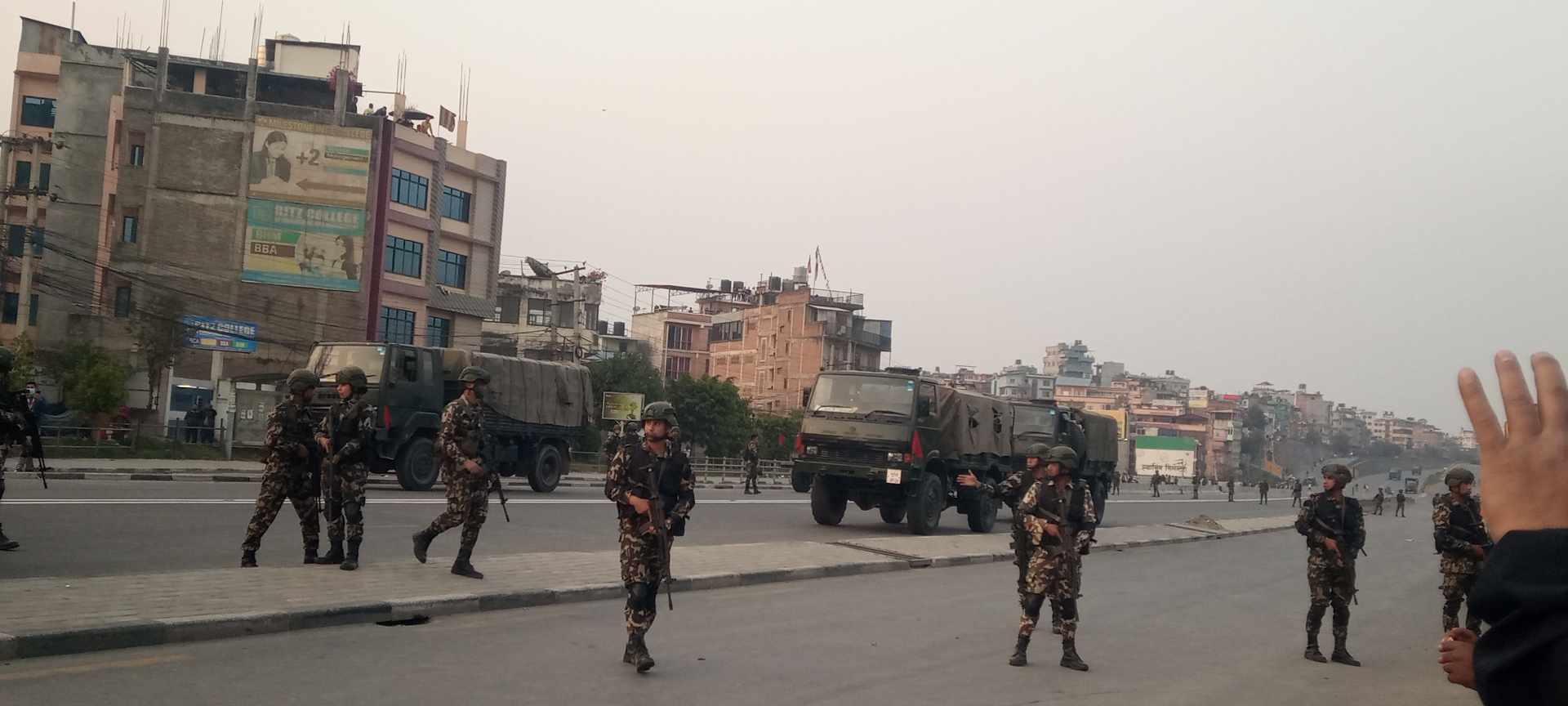 तीनकुने क्षेत्रको कर्फ्यु हट्यो