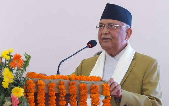 बुद्धका विचारहरूलाई संसारभर अघि बढाउने बेला आएको छ : प्रधानमन्त्री ओली