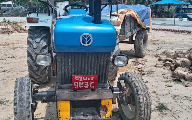 नदिजन्य पदार्थ चोरीमा संलग्न चार ट्याक्टर कारवाहीमा