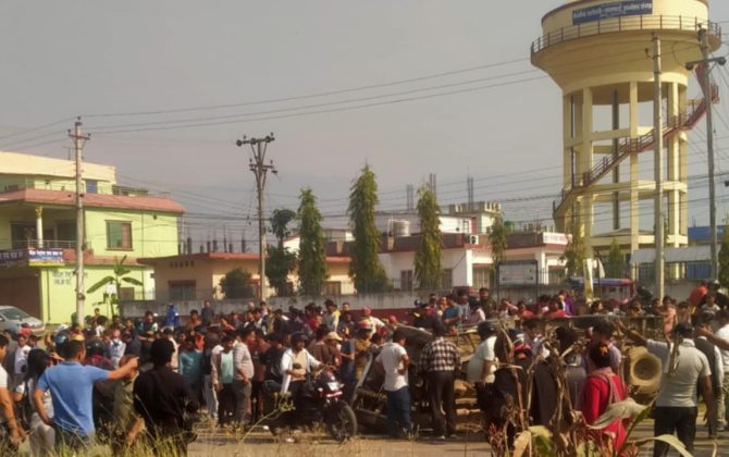 सैनामैनामा दुर्घटना हुँदा ८ जना घाईते, २ को अवस्था गम्भीर