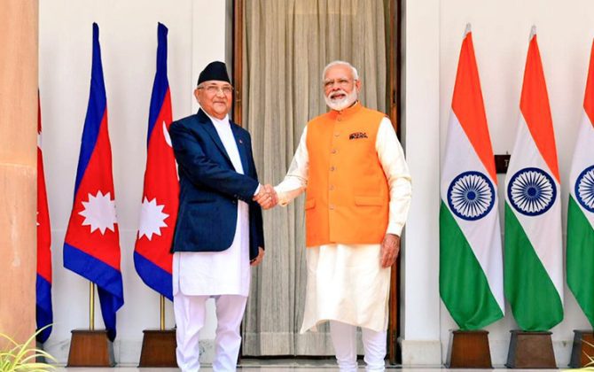 प्रधानमन्त्री ओलीको भारतीय प्रधानमन्त्री मोदीसँग चीनमा भेट नहुने