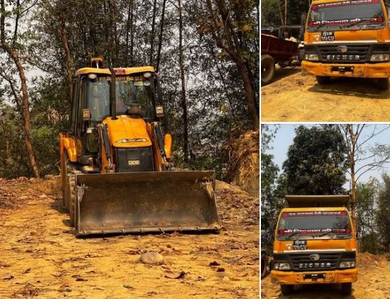 नदिजन्य पदार्थ चोरीमा संलग्न सवारी साधन नियन्त्रणमा