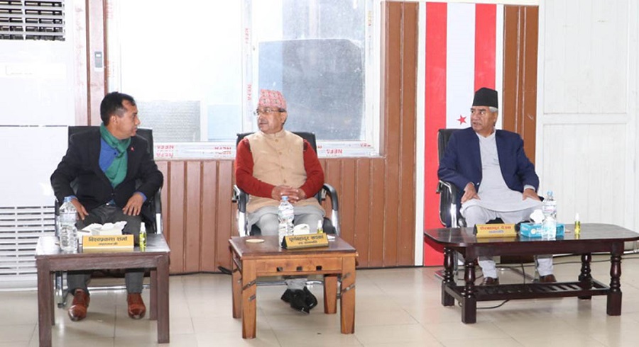 देउवा निवास बूढानीलकण्ठमा कांग्रेसको पदाधिकारी बैठक बस्दै