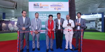 उद्योग, वाणिज्य तथा आपूर्ति मन्त्री मन्त्री दामोदर भण्डारी द्वारा ‘इलेक्ट्रिक एंड इलेक्ट्रोनिक्स’ अन्तर्राष्ट्रिय प्रदर्शनी उद्घाटन