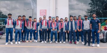 स्वदेश फर्कियो नेपाली क्रिकेट टोली, विमानस्थलमा स्वागत