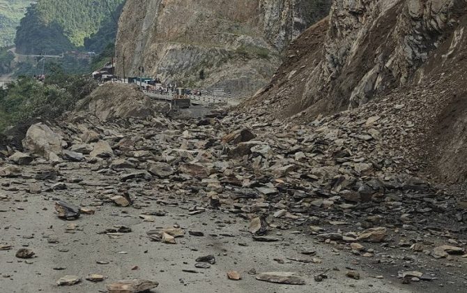 तुइन खोलामा पहिरोको जोखिम कायमै