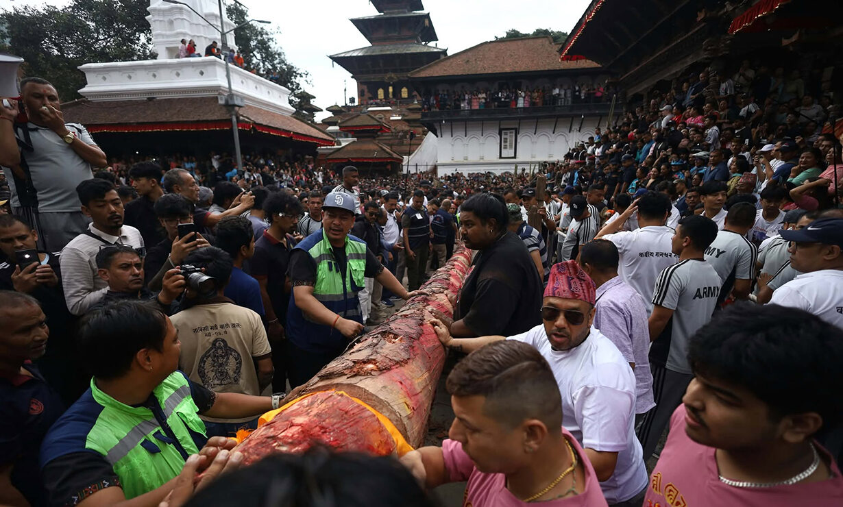 वसन्तपुर दरबार स्क्वायरबाट इन्द्रजात्रा सुरु भएको छ । हनुमानढोका अगाडि धार्मिक विधिपूर्वक इन्द्रध्वजासहितको लिङ्गो ठड्याएर जात्राको सुरुआत गरिएको हो ।